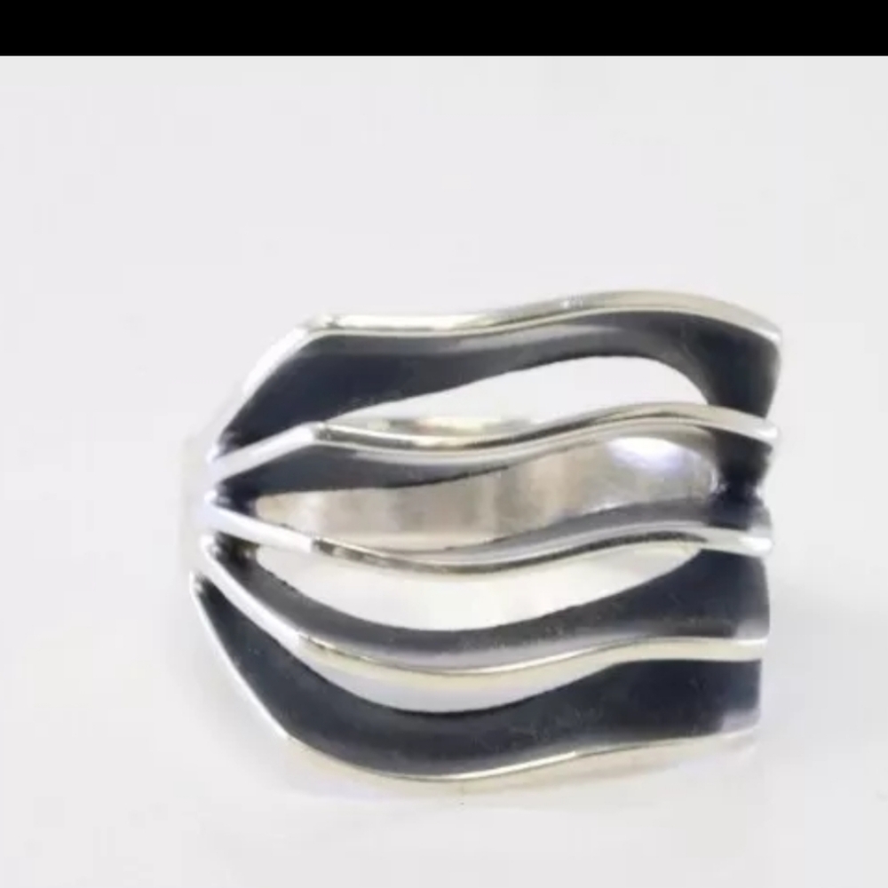 James Bahe Sterling Silver Vintage Navajo 7.25